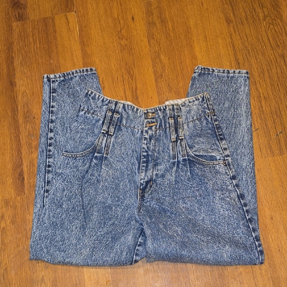 Rio Denim - Vintage Blue Acid Wash High-Waisted Jeans Size 5